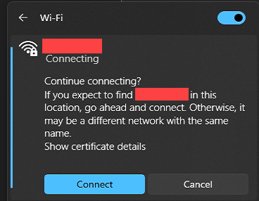 Continue Connecting
