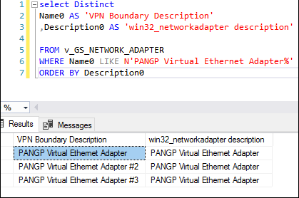 SQL adapter